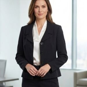 Suit Studio black Blazer -
Size 6 - NWT Macy’s classic